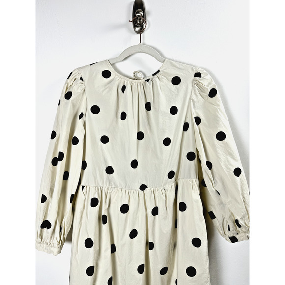 Mod Preppy Coquette Prairiecore Farmcore Cottagecore Polka Dot Maxi Dress XS - Picture 2 of 10